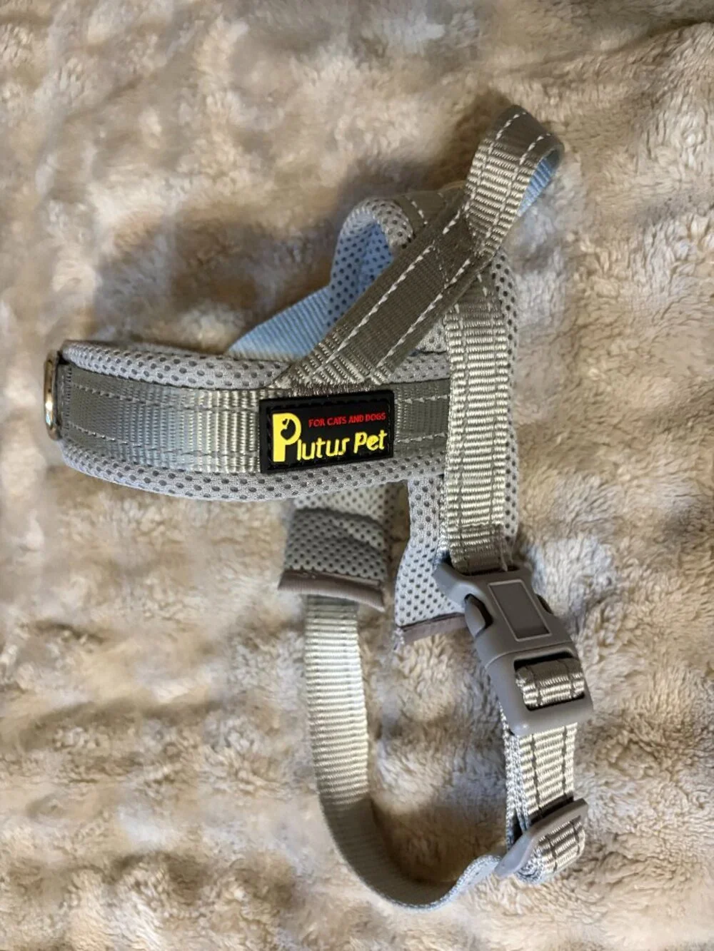 BRAND NEW Plutus Pet No Pull Dog Puppy Harness Color Grey Adjustable & Quick Fit
